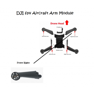 DJI FPV Aircraft Arm Module - Front Right